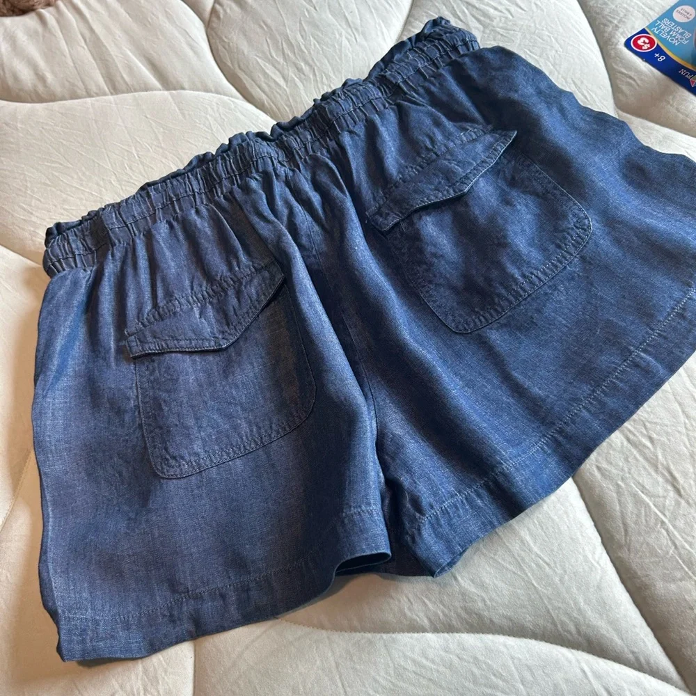 Avara Sugar Lips Denim Drawstring Shorts (L)